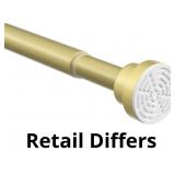Gold Tension Curtain Rod   Adjustable 31-49 Inch,