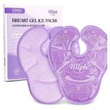 Hilph 2 Pack Larger Breast Ice Packs for Engorgeme