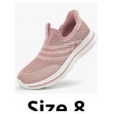 Sosenfer Women's Slip-On Sneakers - Breathable Mes
