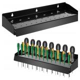 Lemecima Screwdriver Holder, Wall Mount Storage Ra