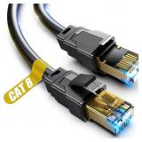 Cat 8 Ethernet Cable, 15ft Heavy Duty High Speed I