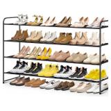 MISSLO Long Shoe Rack for Closet Shoe Organizer fo