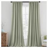 MIULEE 100% Blackout Curtains 96 Inch Long 2 Panel