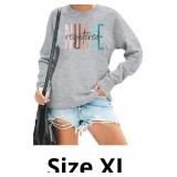 DUTUT Registered Nurse Sweatshirt for Women Nursin