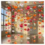 $121 Suncalla 12 Pcs 70.8 ft Flower Garlands Hangi