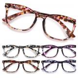 CCVOO 5 Pack Reading Glasses Blue Light Blocking,