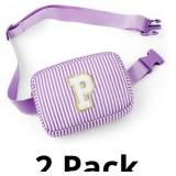 Initial Fanny Pack - Fashion Waist Packs Gifts for