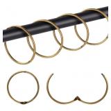30Pcs Shower Curtain Hooks,Metal Round Shower Curt