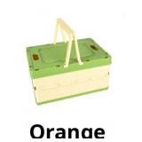 Foldable Storage Box with Cover Handle Design Stac