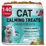 Cat Calming Treats, Calm Chews for Cats to Relieve