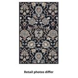 $143 Riviera home Indoor Area Rug - 8' x 5', Black
