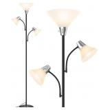 LEPOWER Floor Lamp, Standing Lamp with Replaceable
