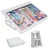 WELGEE 1000-Piece Tilting Puzzle Board with Stand(