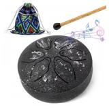Steel Tongue Drum For Kids, 3.2 Inches 6 Notes Cha