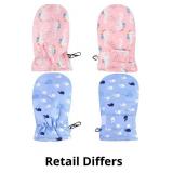 Toddler Mittens Kids Winter Gloves Baby Adjustable