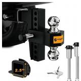 $232 Tow Hitch- Fits 2.5' Receiver Only, 8' Drop/R