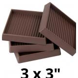 Furniture Pads Rubber Furniture Caster Cups, Anti-