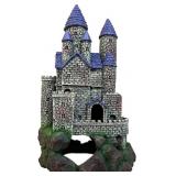 SLOCME Aquarium Middle Ages Resin Castle Decoratio