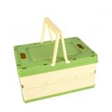 Foldable Storage Box with Cover Handle Design Stac