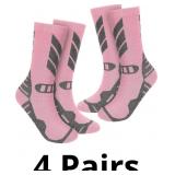 Warm Kids Ski Socks - Merino Wool and Cotton Fix M