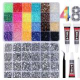2 Boxes Rhinestones for Bedazzling Kits, Multicolo