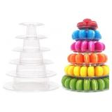 Macaron Tower Stand, 6 Tiers Macaron Display Macar