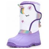 Boys Girls Winter Snow Boots Kids Waterproof Warm