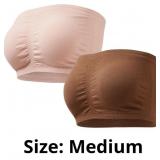 newnice Strapless Bra Padded Bandeau Tube Top Seam
