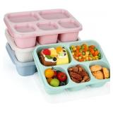 Bento Lunch Boxes - Reusable 5-Compartment Food Lu