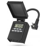 BN-LINK Outdoor Heavy Duty Timer Outlet, 2 Grounde