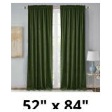 StangH Moss Green Curtains Velvet - Luxury Blackou