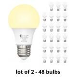 Evelor 24-Packs x 2 , A19 LED Light Bulbs, E26 Bas