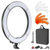 $109 Neewer 18-Inch Ring Light, 55W Dimmable 5500K