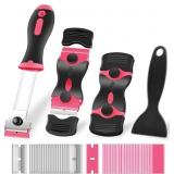 4 Pack Razor Blade Scraper, Premium Cleaning Scrap