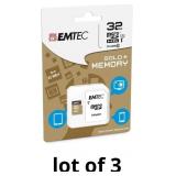 Emtec MicroSDHC UHSI U1 Elite Gold (32GB 1PK)