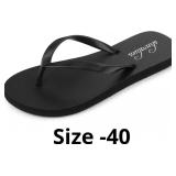 shevalues Slim Flip Flops for Women Beach Rubber S