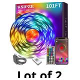 Ksipze 101FT led Lights Strip for Bedroom, Smart M