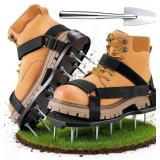Ohuhu Lawn Aerator Shoes with Stainless Steel Shov
