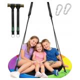 Ohuhu 700lb 40' Saucer Tree Swing for Kids Adults