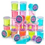 Mini Glitter Putty - (Bulk Pack of 48) Mini Slime