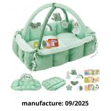 5-in-1 Plush Baby Play Gym, Baby Play Mats, Conver