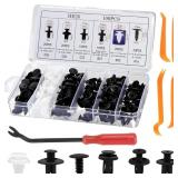 105Pcs Car Retainer Clips & Removal Tool Kit - 100