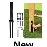 Heavy Duty Fence Post Repair Stake - 1 Pack Steel