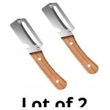 Multifunctional Vegetable Peeler with Wooden Handl