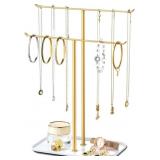 Jewelry Organizer Stand Necklace Holder   2 Tier T