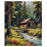 Rustic Landscape Paint by Numbers Kit for Adults -