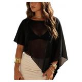 Alyweatry Women Chiffon Cape Shawls and Warps for