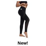 ALONG FIT Leggings for Women Mesh Yoga Pants with