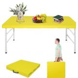 $142 Portable 4Ft Folding Table, Heavy Duty Plasti