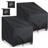 Kipiea 600D Patio Chair Covers Waterproof Winter 2